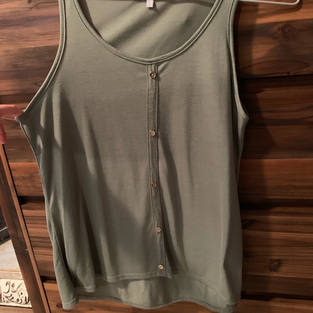 Olive green tank